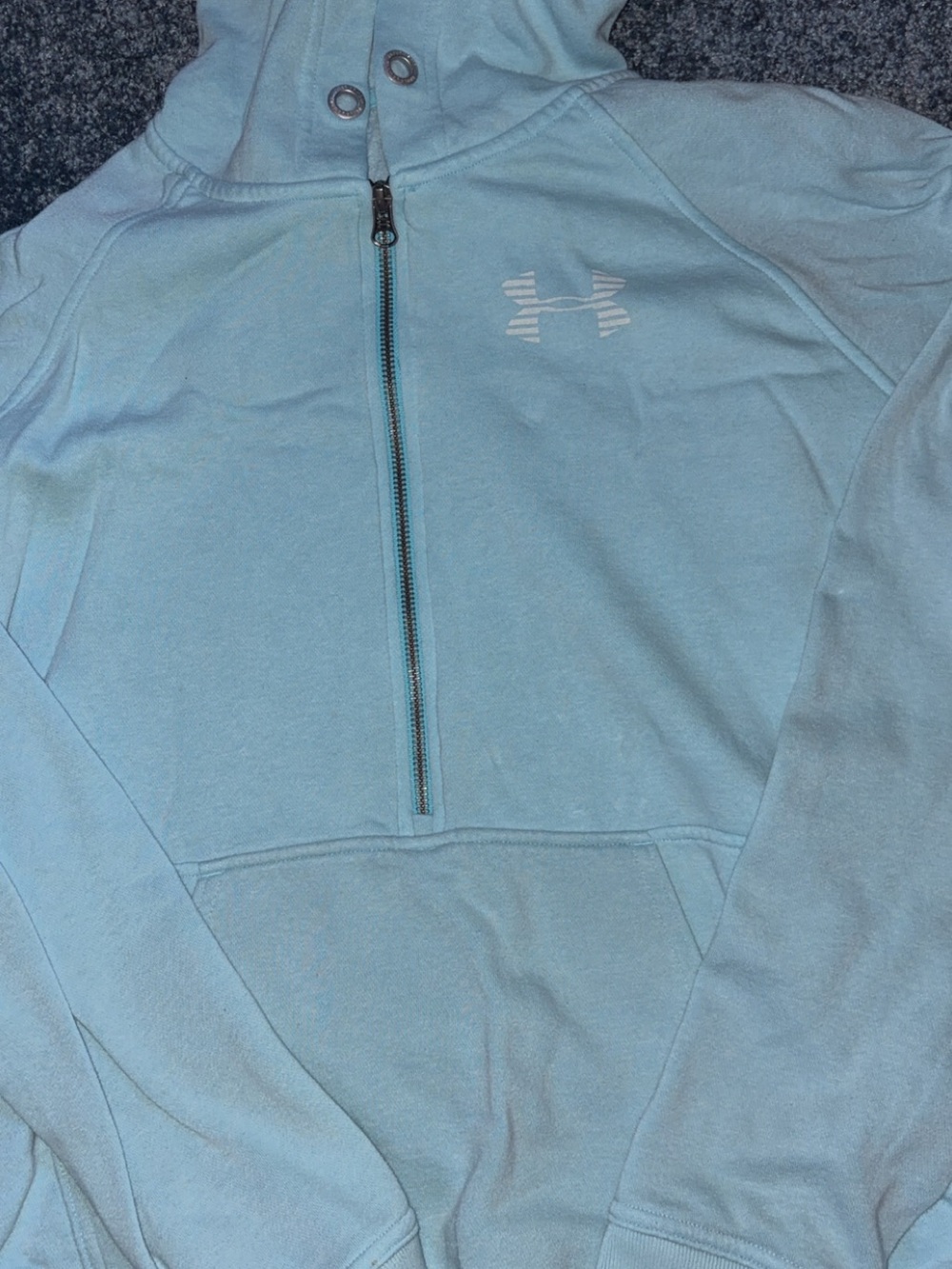 Under Armour Pastel Blue Quarter-Zip Hoodie
